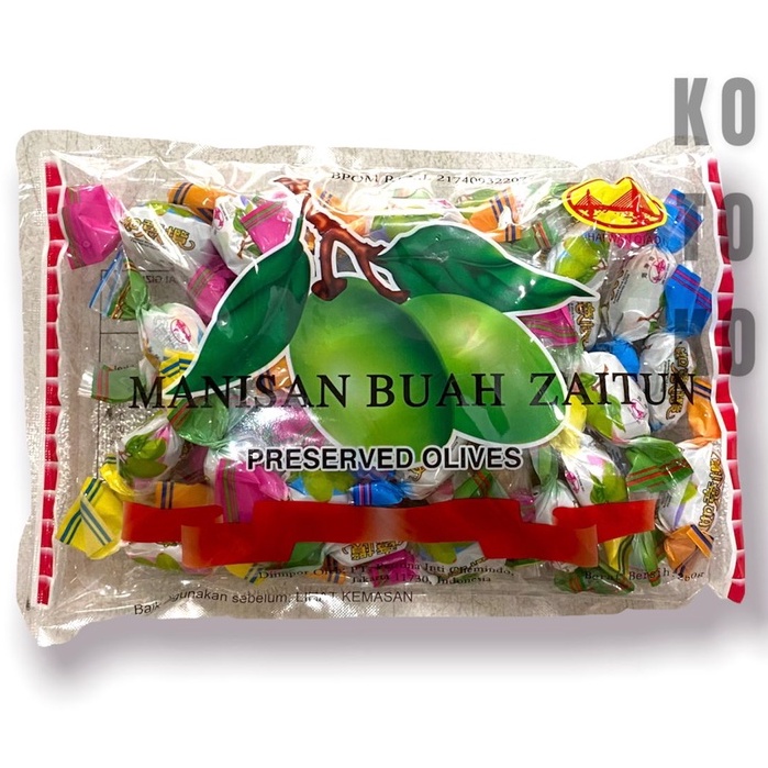 

Manisan Buah Kana Zaitun Kering Tanpa Biji / Preserved Olives 250gr