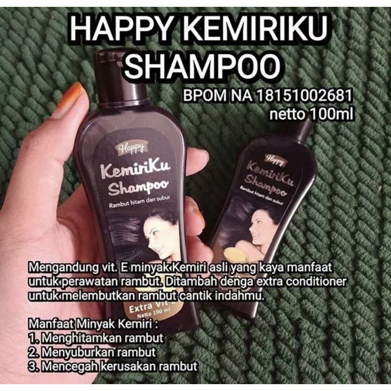 Happy Shampoo Kemiriku 100ml BPOM