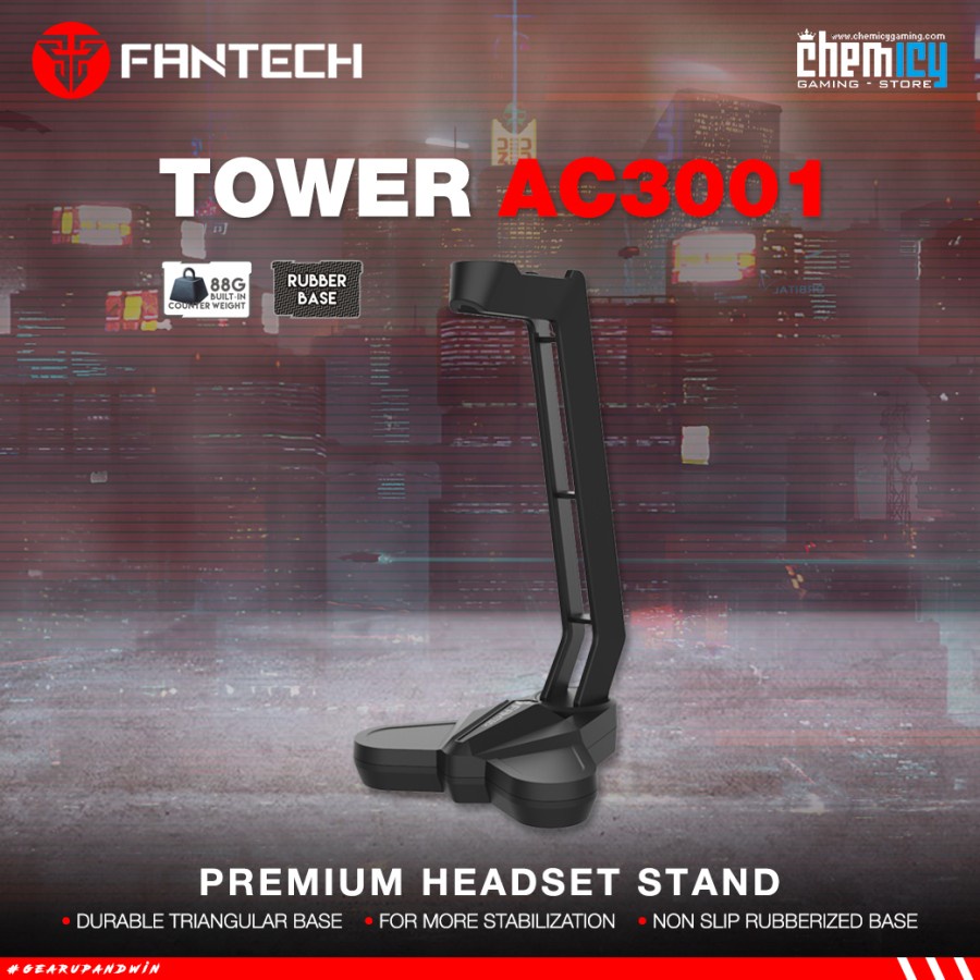 Fantech TOWER AC3001 Black Headset Stand