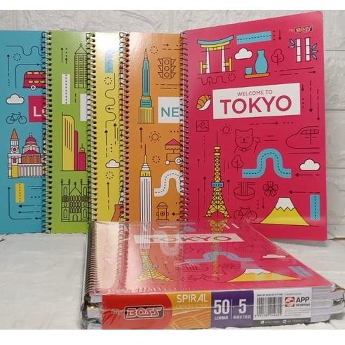 

PENJUALAN TERBANYAK Buku Tulis SPIRAL Bigboss / B5 50 Lembar ♫ 874