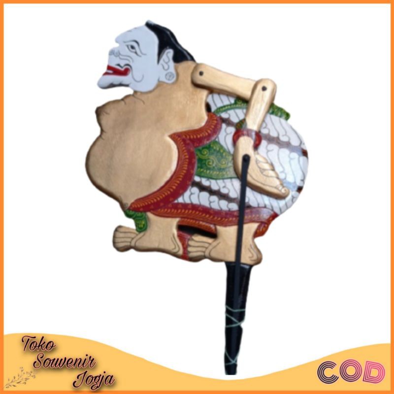 Kerajinan Wayang Kayu Semar Ukuran 30 x 27
