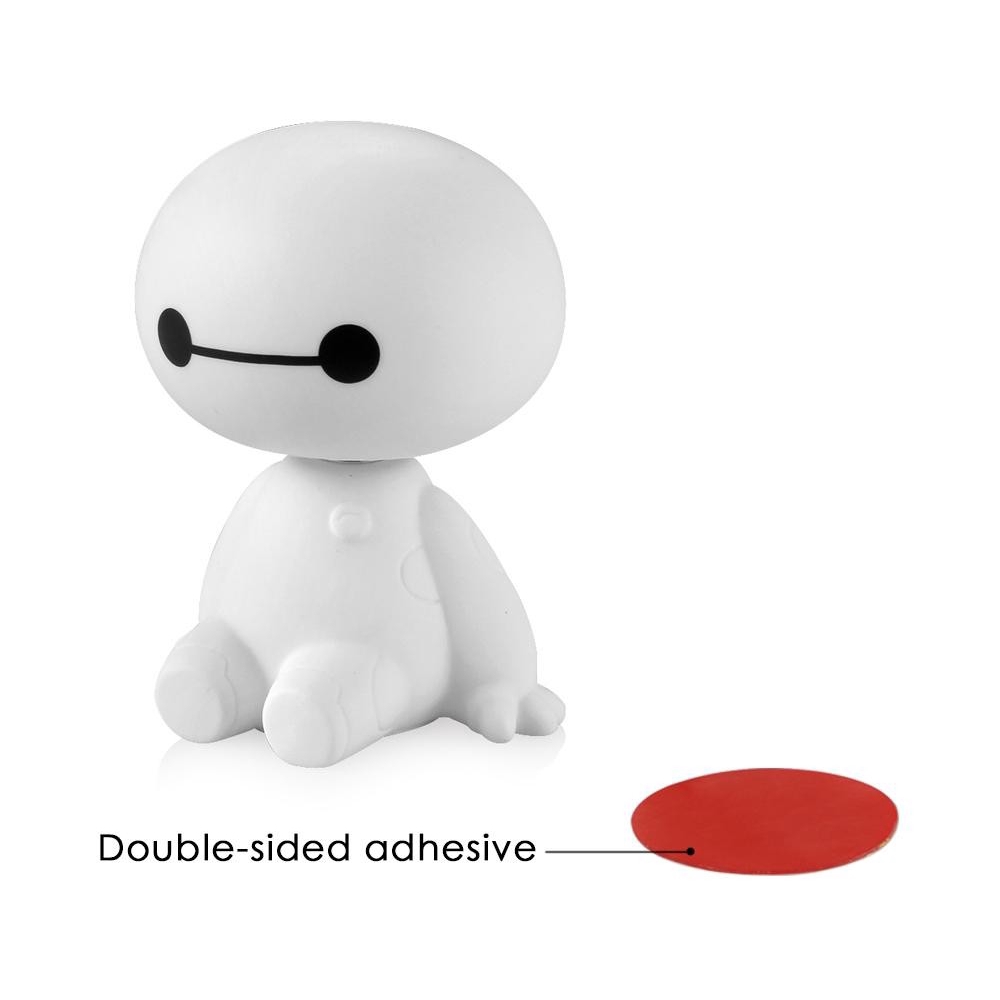 Boneka Pajangan Action Figure Model Kartun Baymax Robot Bahan