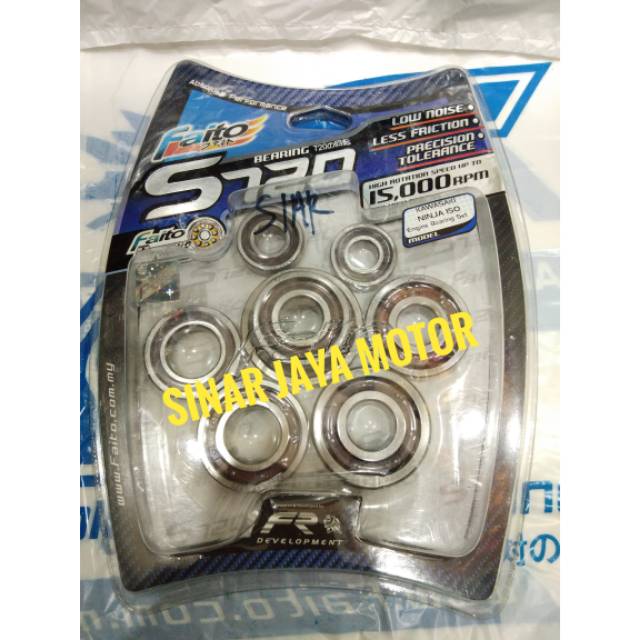 Laher kruk as ninja 150 faito s720 bearing kruk as 1set ninja r ninja rr