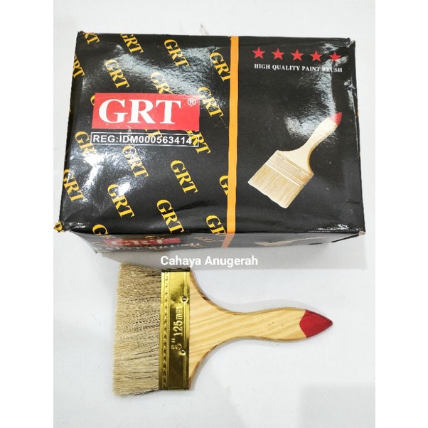 Kuas 5inch Merk GRT / Kuas Cat Tembok / Kuas Lukis / Paint Brush