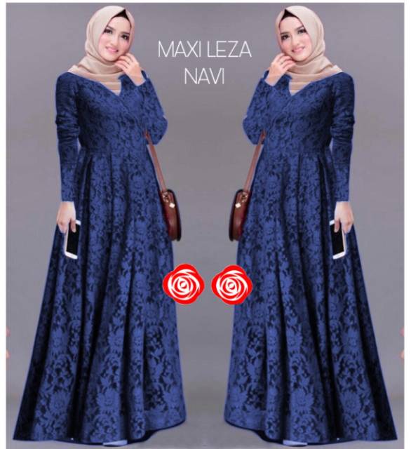 [ Maxi Brukat  Leza Full Tulang. Real pict ]