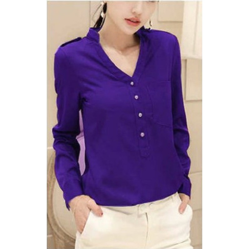 Kemeja Seiyu Ungu Casual