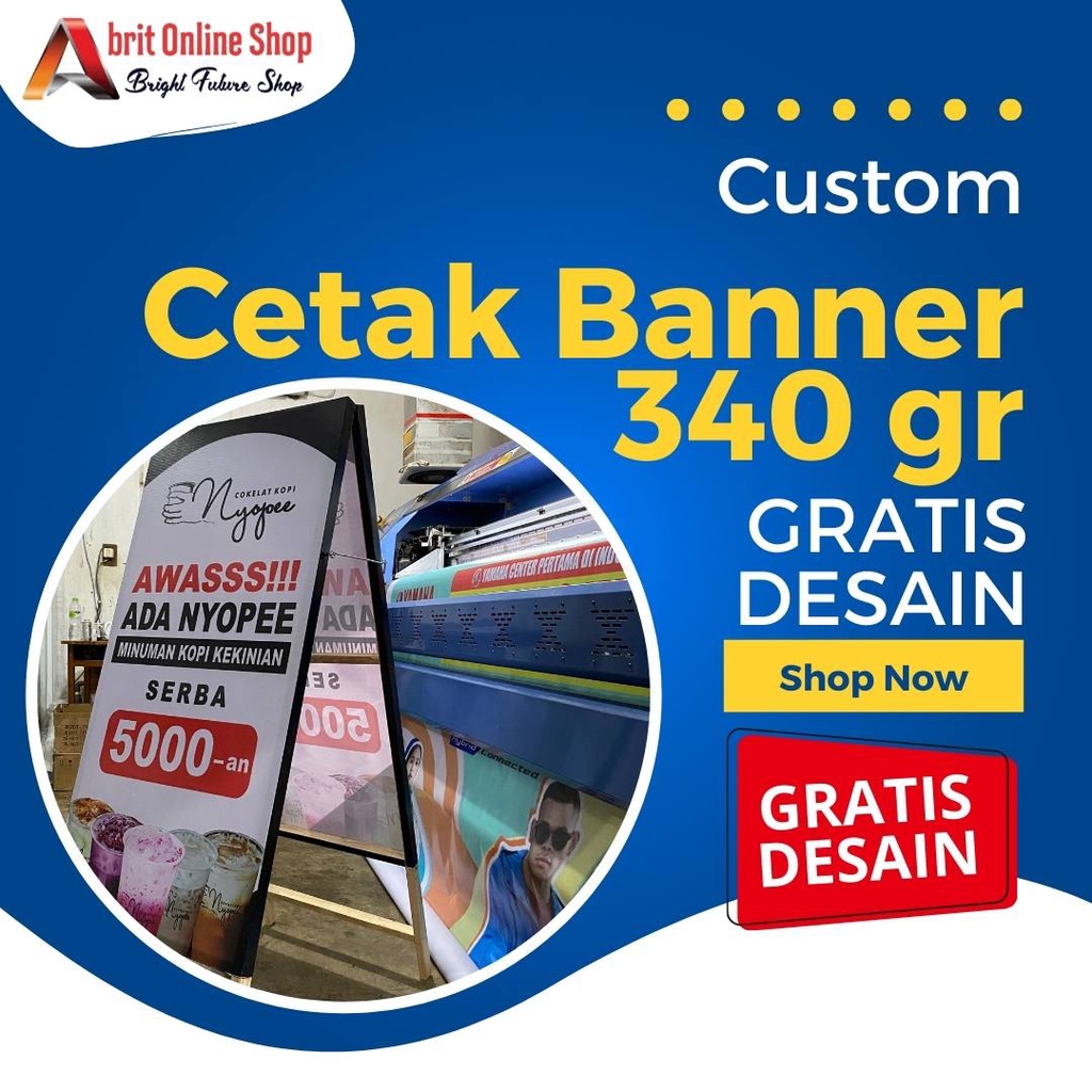 Jual CETAK BANNER CUSTOM 340 GR | CETAK BANNER TEBAL 340 GR | CETAK ...