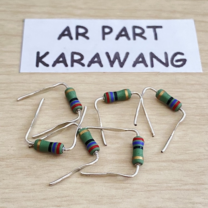 resistor 27ohm 1/2 watt original japan bodi kecil