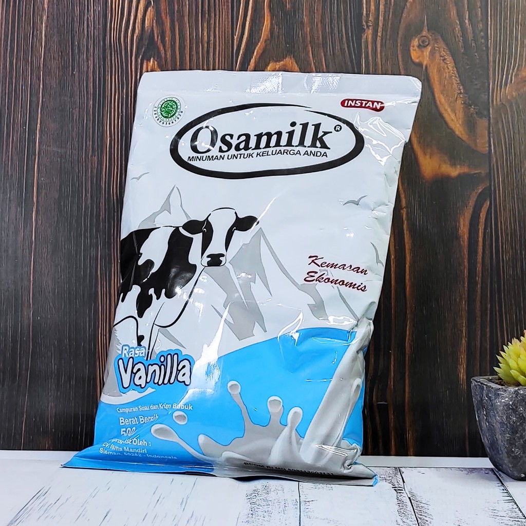 

100% Original Susu Sapi Osamilk vanilla 500 gr