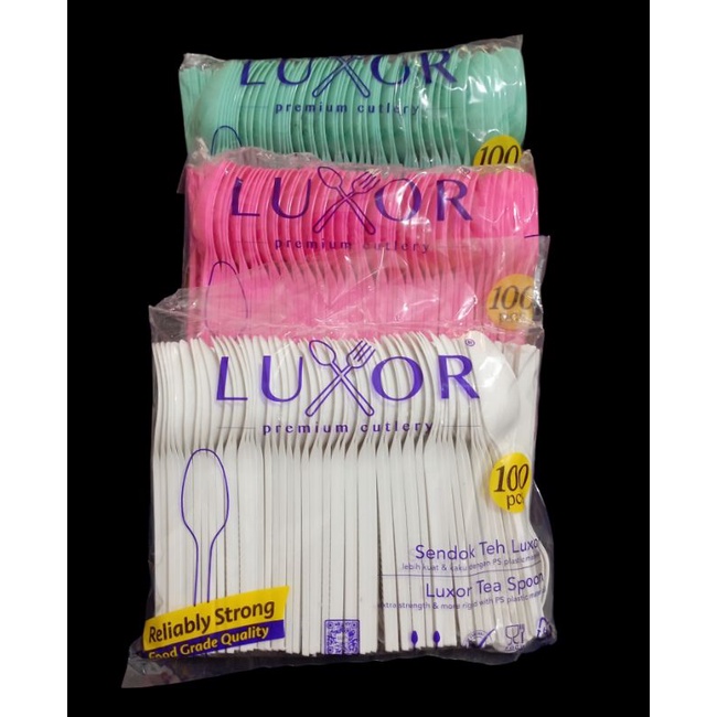 Sendok Teh LUXOR Warna Warni isi 100 pcs