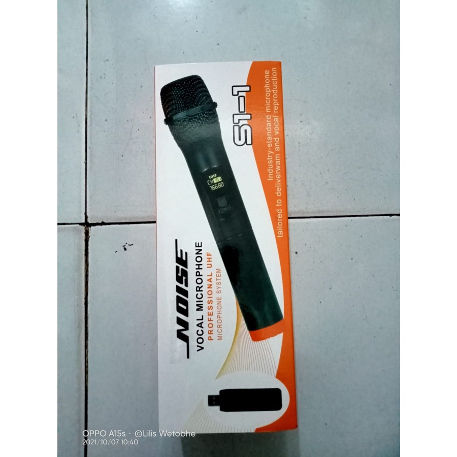 COD MICROPHONE WIRELESS NOISE S1-1//MIC WIRELESS NOISE S-1-1//MIC KARAOKE//MIC SALON AKTIF