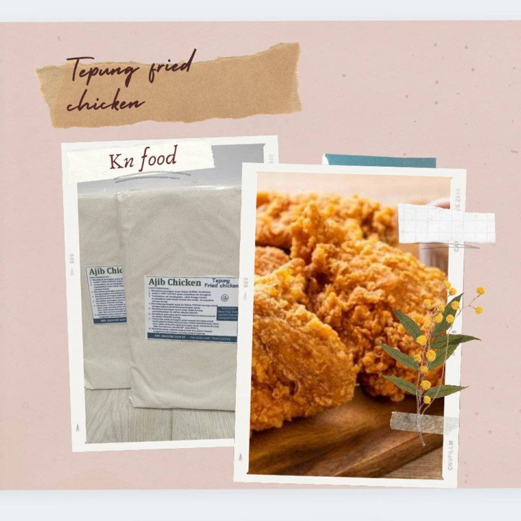 

Tepung Bumbu Fried Chicken SIAP PAKAI Ala KFC /Tepung Jamur Krispy