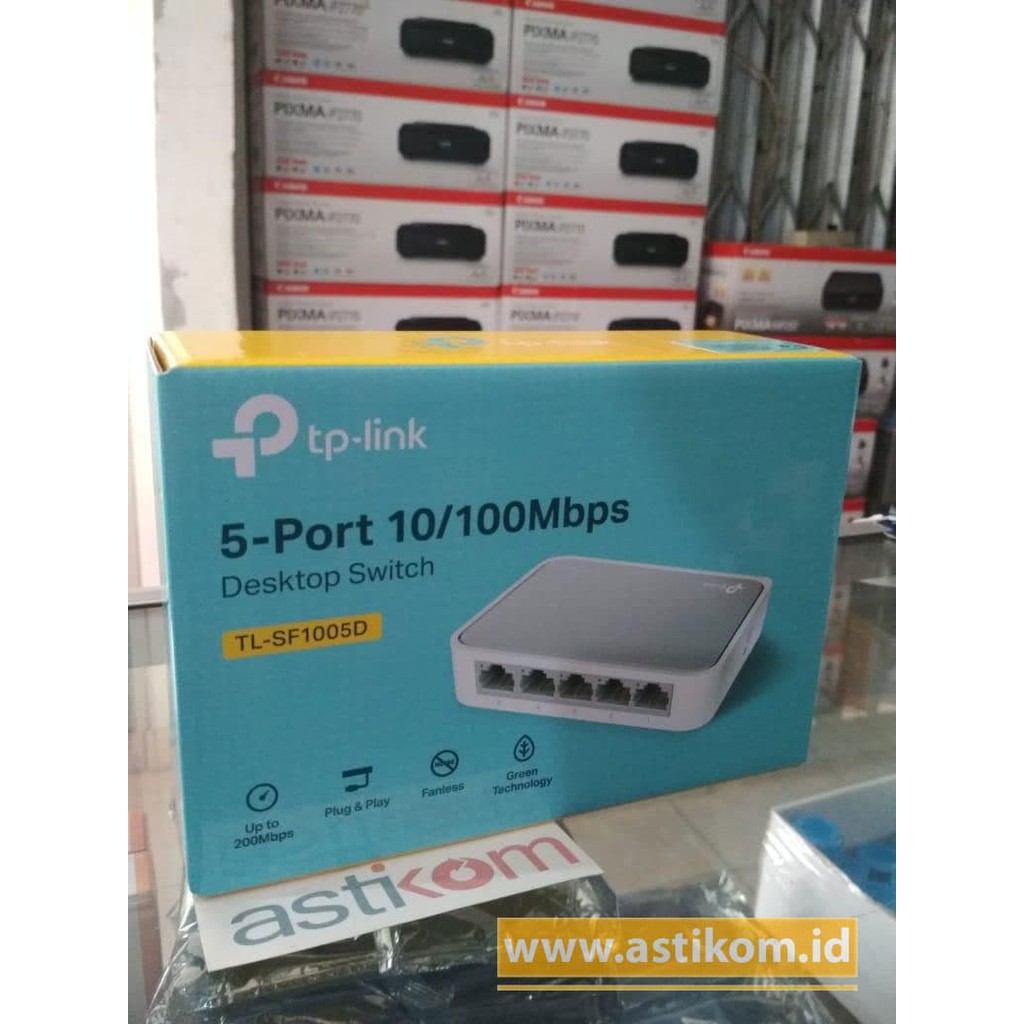 TP-LINK Desktop Switch 5-PORT SF1005D (100Mbps) Switch Hub LAN