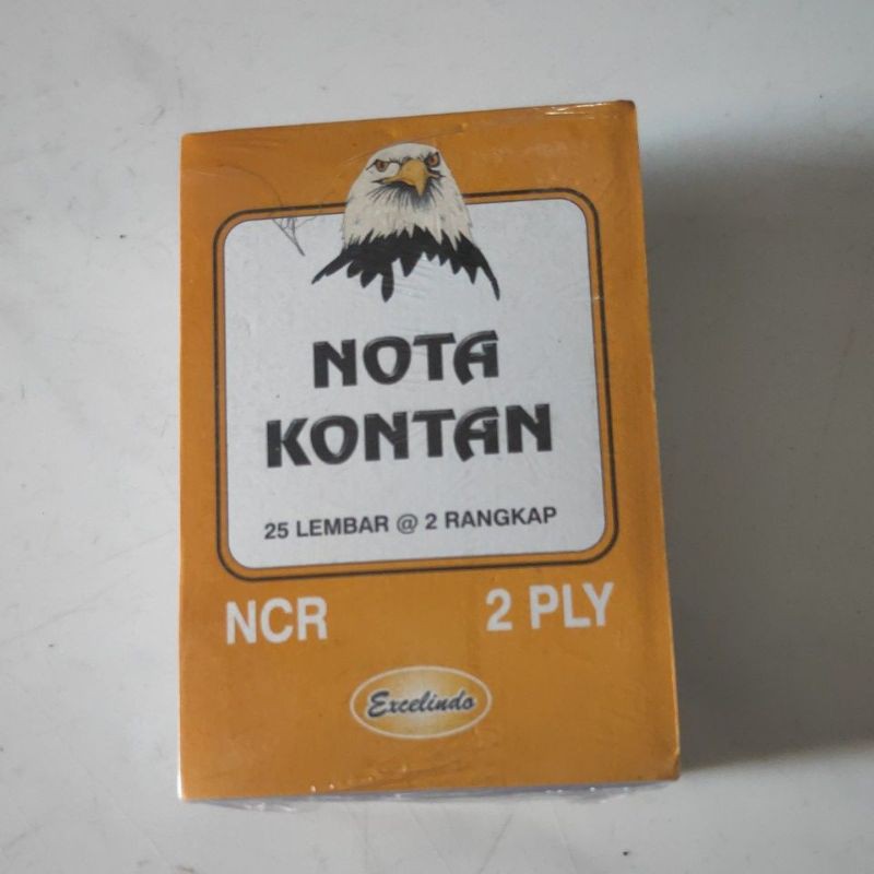 

Buku Bon Nota Kontan Kecil Rangkap 2 ply Excellindo isi 10 buku