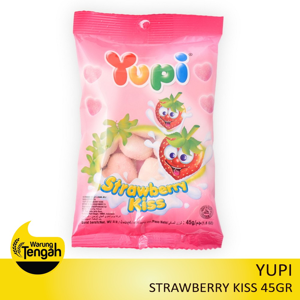 

[BKS] Yupi Strawberry Kiss 45gr