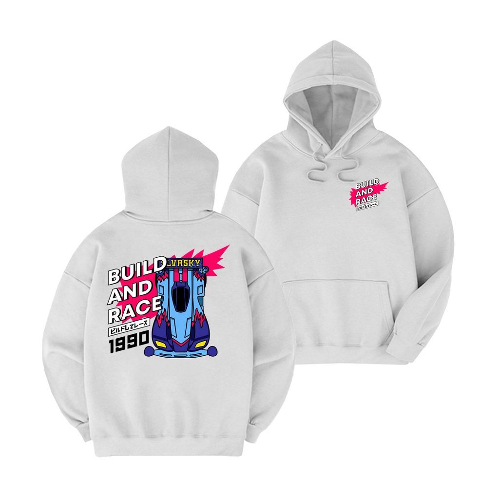 Thesilversky Tamiya Build and Race White Hoodie