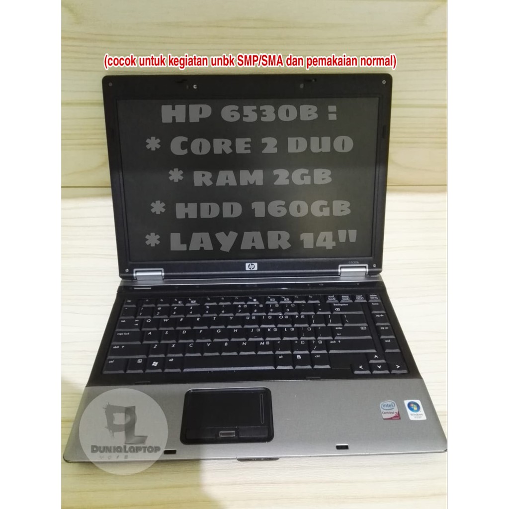 Bonus Tas Mouse Laptop Cocok Untuk Online Shop Anak Sekolah Unbk Hp 6530b Core2duo Mulus Bergaransi Shopee Indonesia