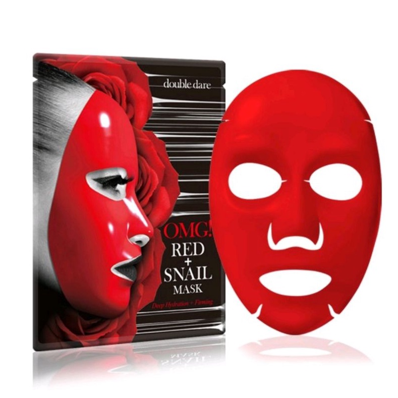 DOUBLE DARE OMG! Red Bubble Mask / Red Snail Mask 26g