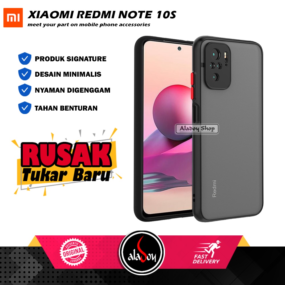 Case XIAOMI REDMI NOTE 10S Hard Case AERO Protection Camera Premium Casing