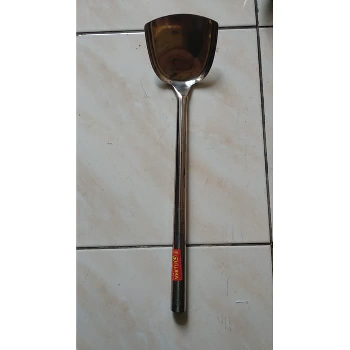 Sodet spatula kipas fujika 40 cm gagang besi. Sendok goreng / ciamsi