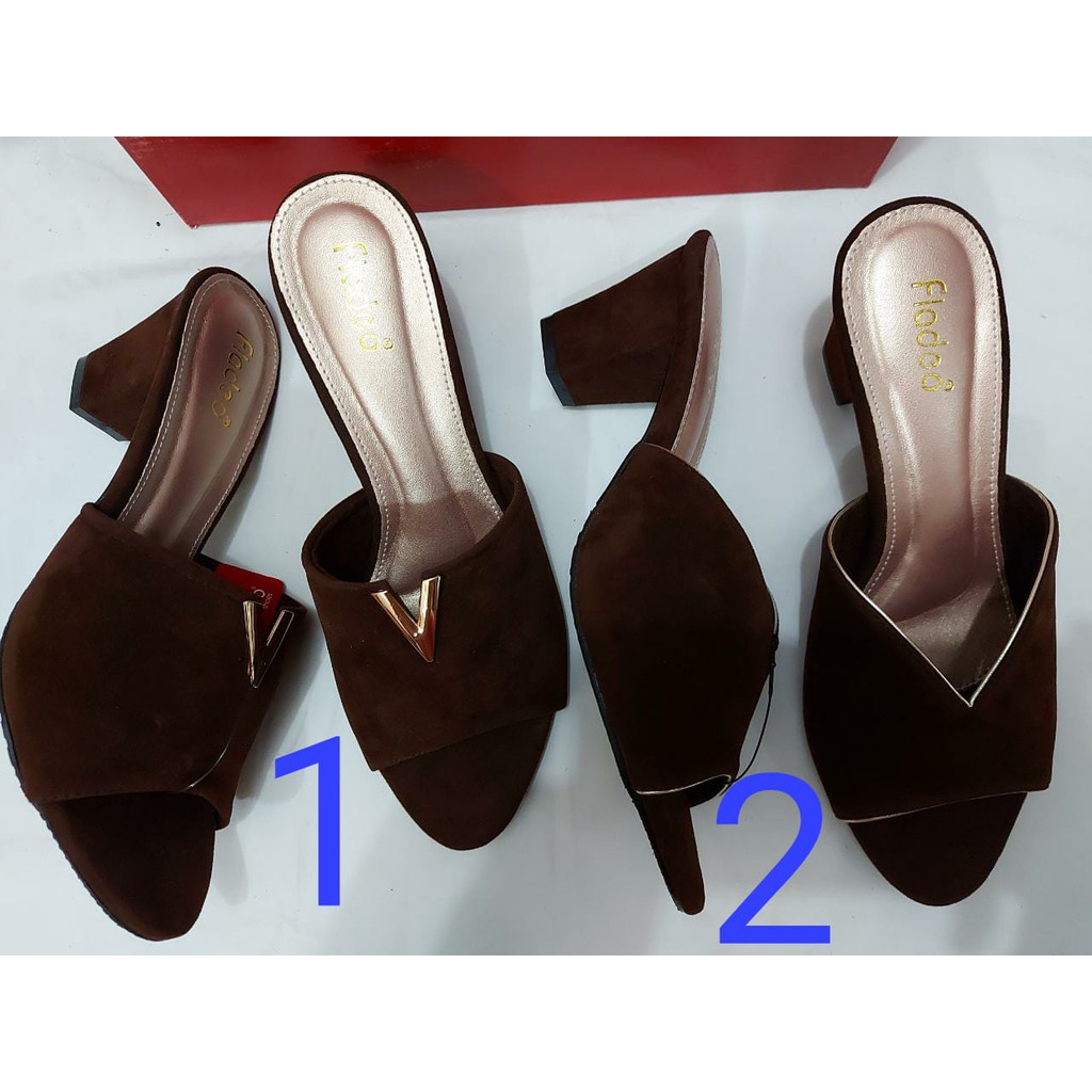 36/37/38/39/40-SANDAL WANITA/SEPATU HAK CHUNKY/BIG- FL4DE0