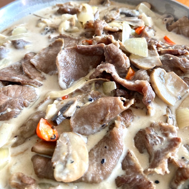 

Lidah creamy mushroom
