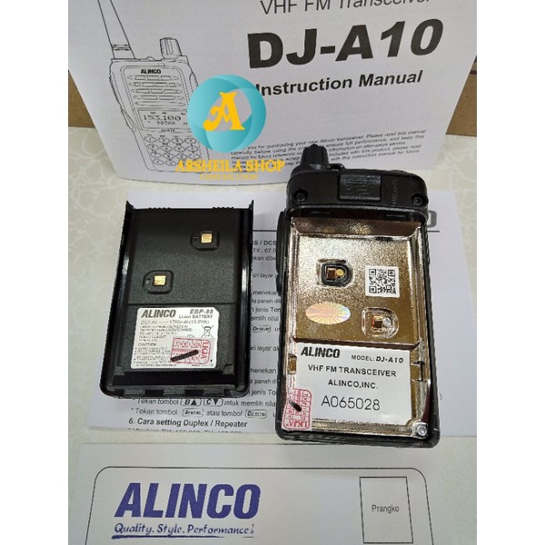 Ht alinco dj A10 original garansi 1 th