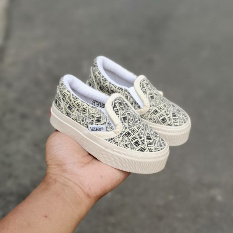 Sepatu Anak Vans Motif [Slip On]