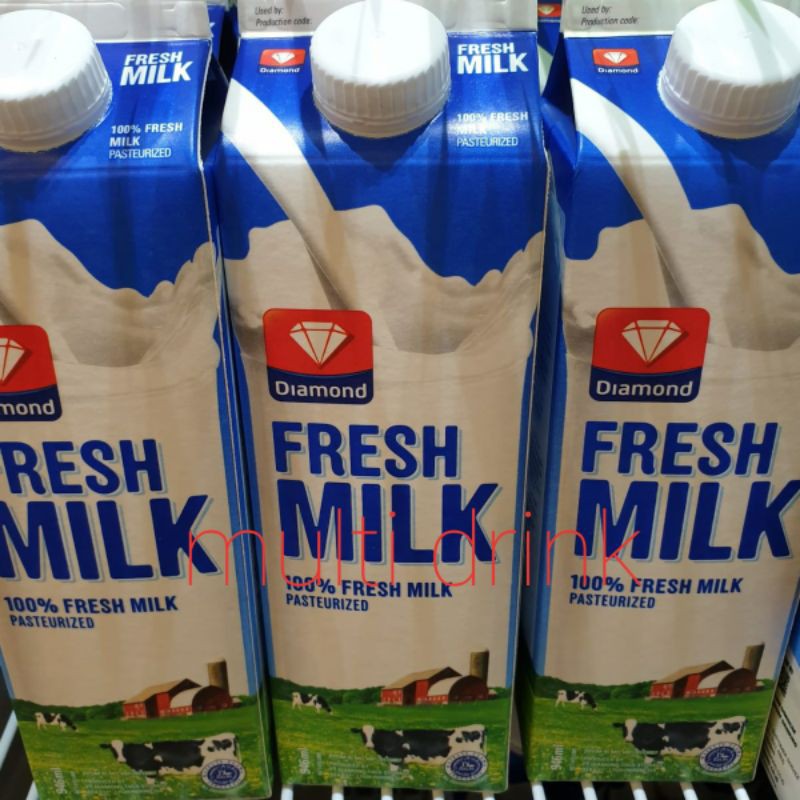 

Fresh milk susu segar diamond Per DUS isi 12