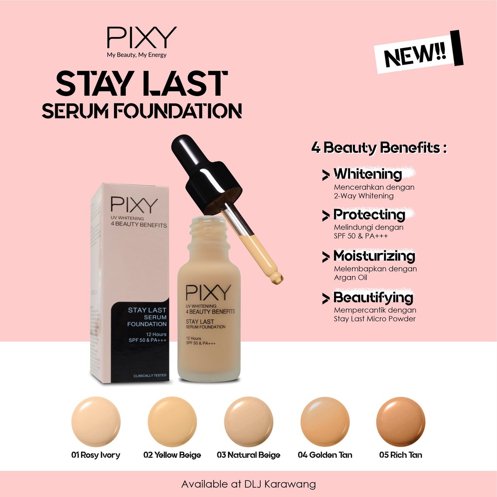 PIXY Stay Last Serum Foundation