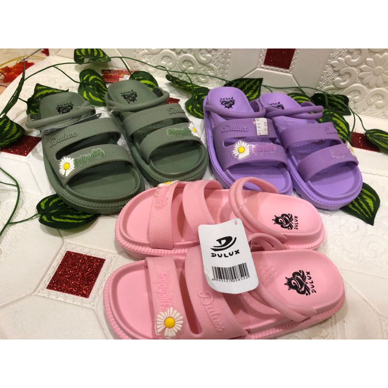 sandal karet dulux ban 2 let/sandal wanita