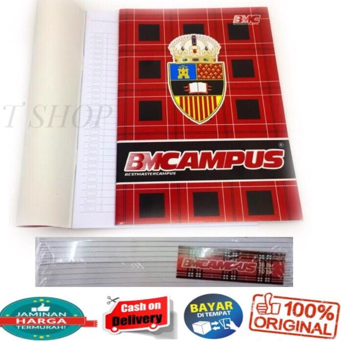 

빠 1 PACK ISI 10 PCS BUKU TULIS BM CAMPUS 36 LEMBAR UKURAN BOXY Promo