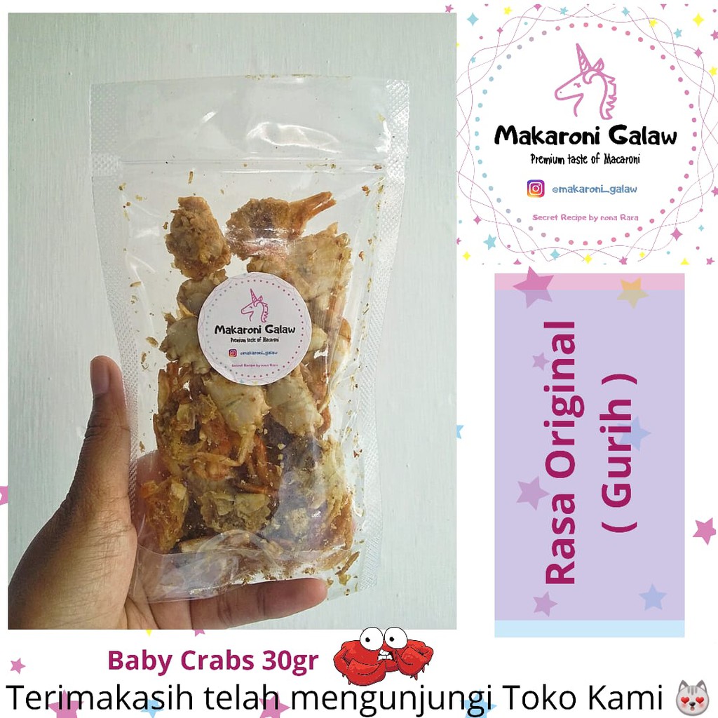 

baby crabs kriuk / bisa request tanpa label