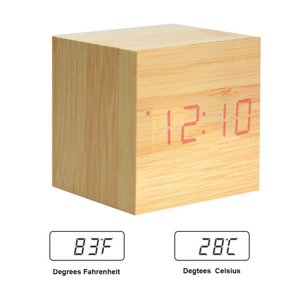 wooden clock kotak