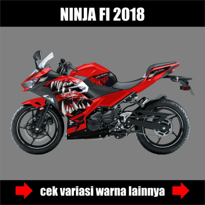 STRIPING STICKER STIKER NINJA 250 FI 2018/2020 VENOM NINJA FI 250 2018