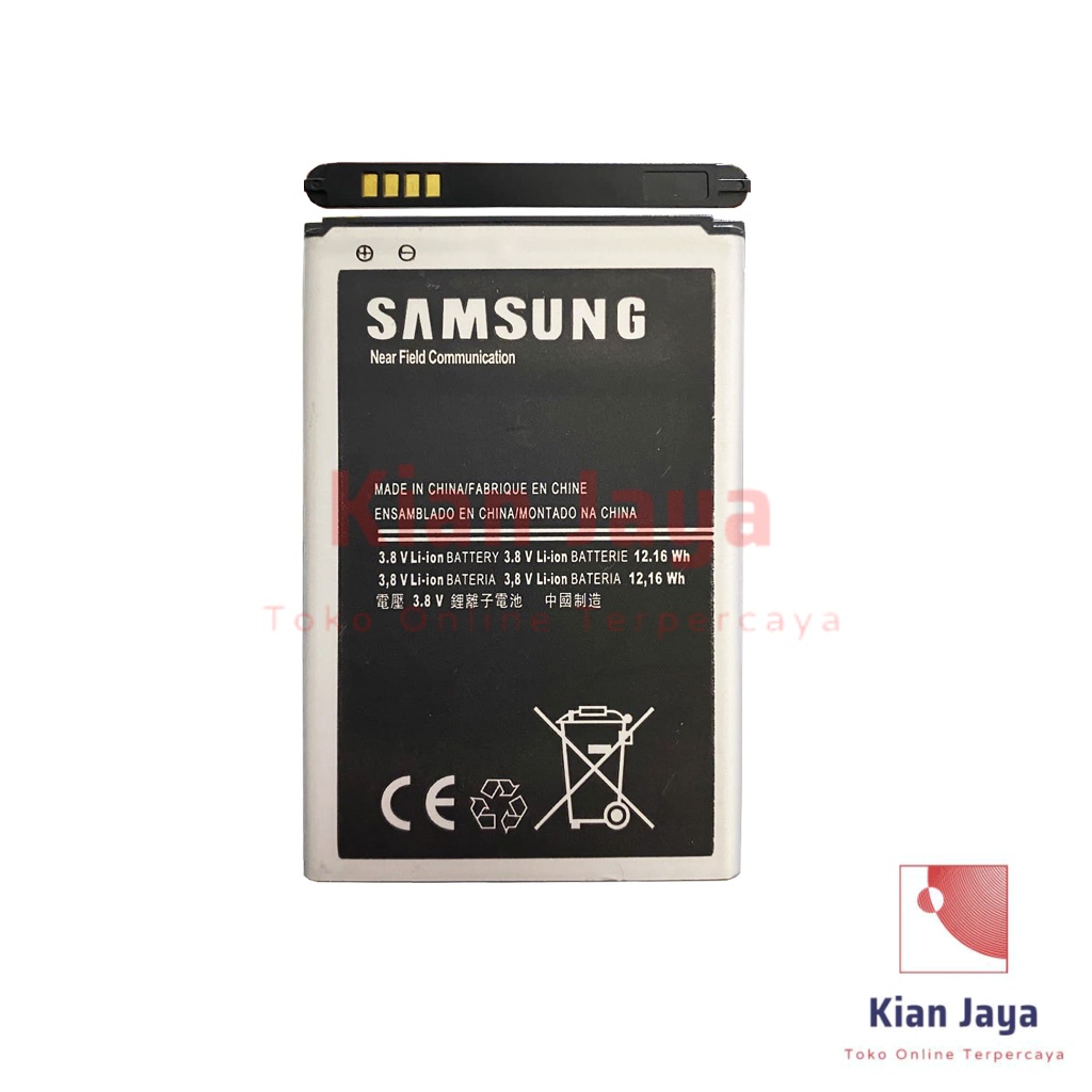 Baterai Samsung Galaxy Note 3 N9000 N9005 Original OEM Batrai Batre Battery Hp B800BE Ori