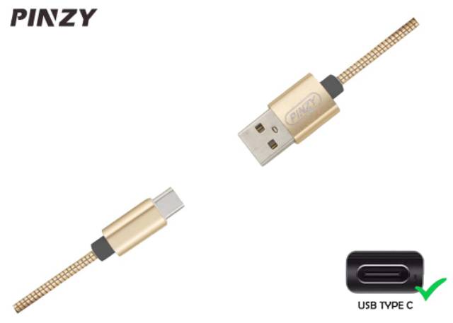 KABEL DATA SPRING LINE PINZY C6 USB TYPE C