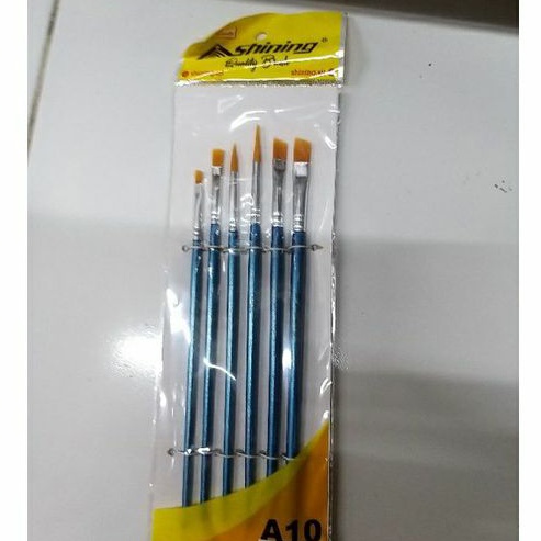 

[SET] KUAS LUKIS 1 SET SHINING QUALITY BRUSH / KUAS MELUKIS / LUKISAN