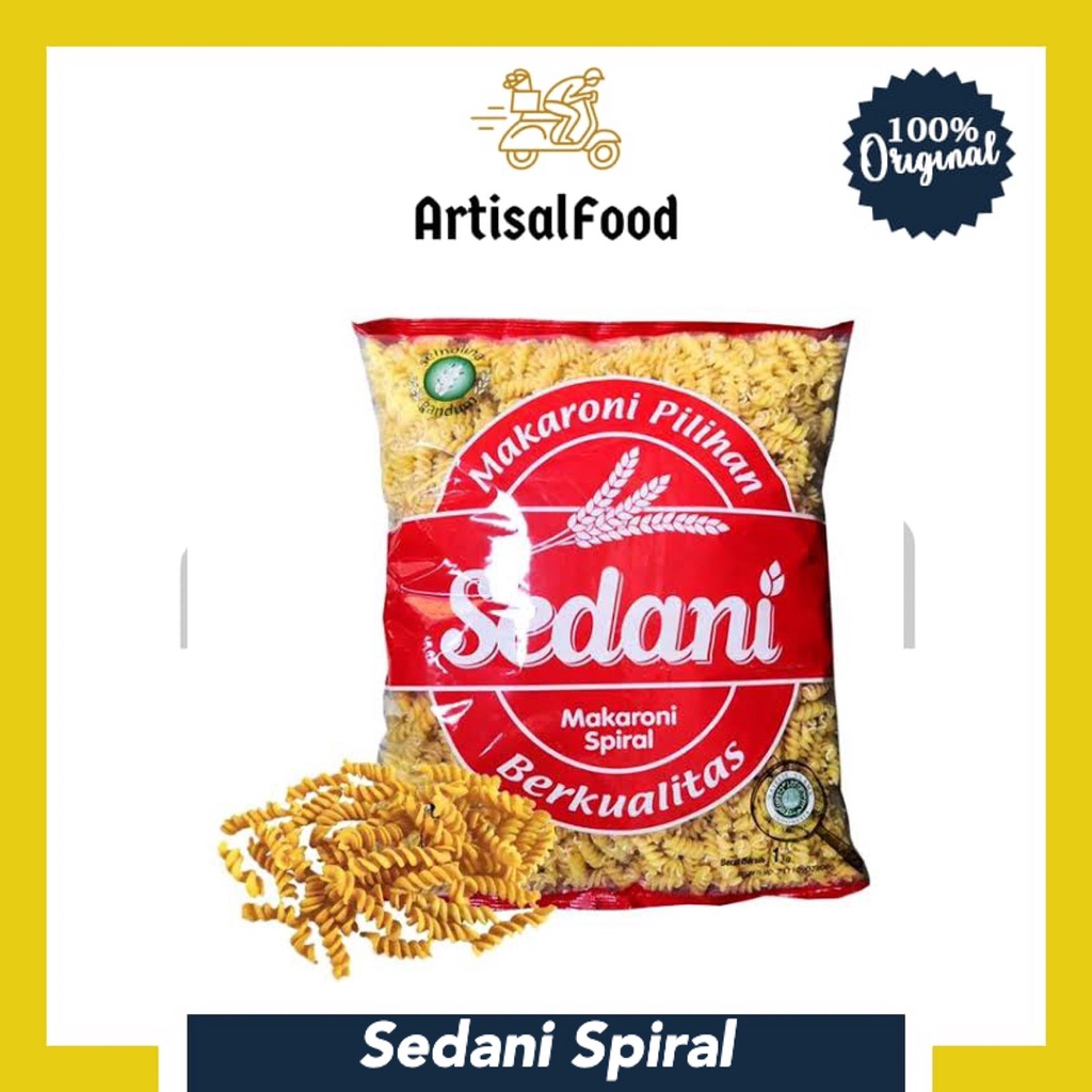 

Sedani Makaroni Spiral 1kg ASLI