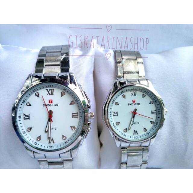 Jam Tangan Couple Keren Swiss Time