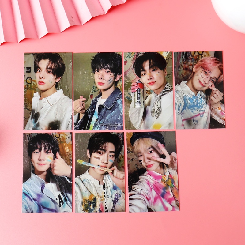 7pcs / Set Kartu Lomo Foto Kpop Enhypen Untuk Koleksi Fans