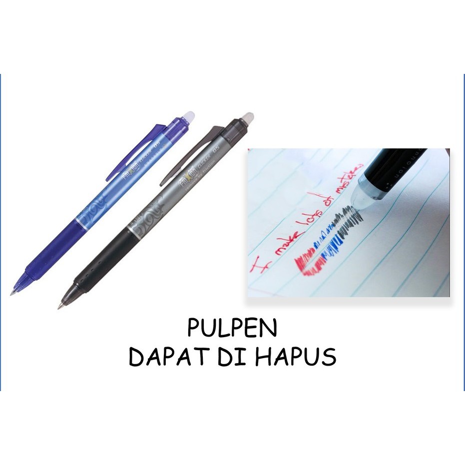 

Pulpen PILOT FRIXION BLRT-FR7 0.7 pen bisa di hapus (1 pcs)