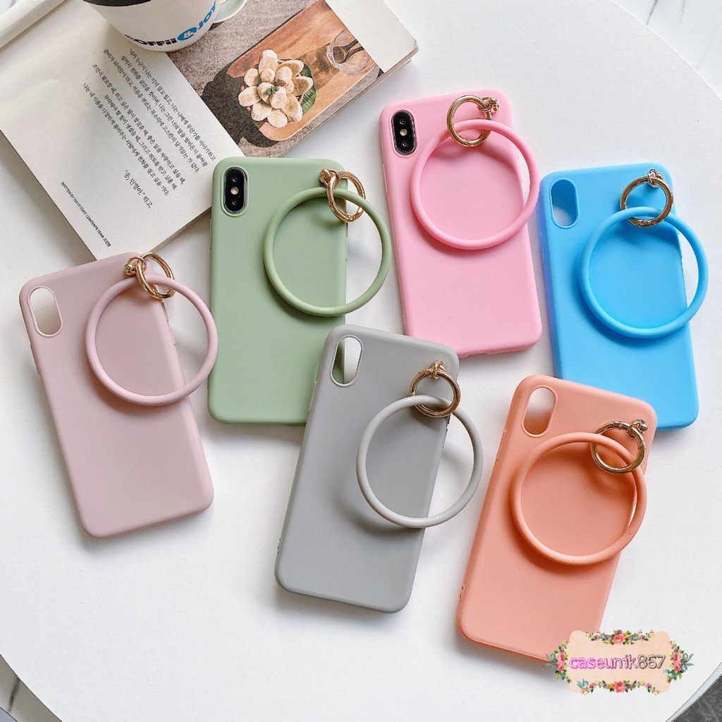 CASE SOFTCASE CANDY GELANG WARNA IPHONE X XS XR XS MAX CS4155