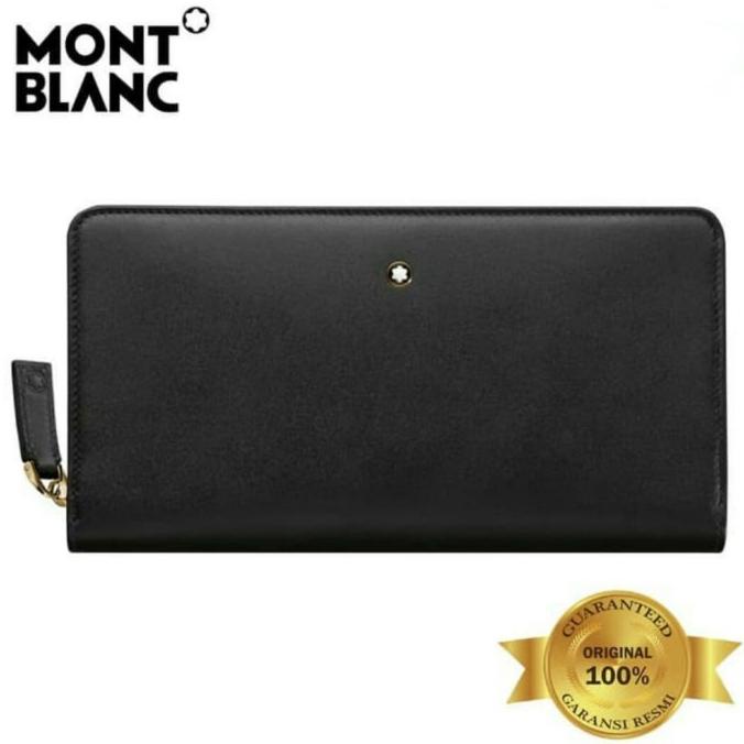 MONTBLANC 114532 DOMPET MEISTERTUCK LONG WALLET ZIP AROUND-ORIGINAL Termurah