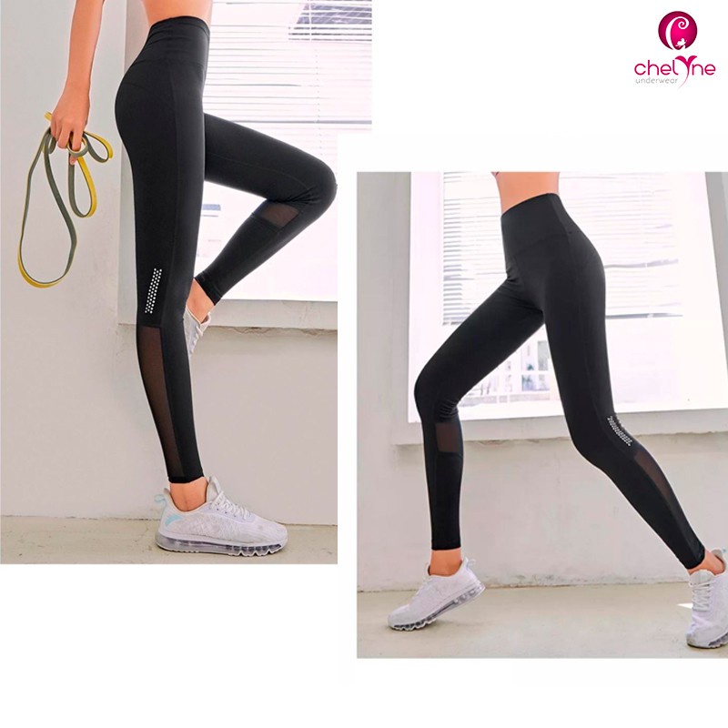 Legging Sport Panjang T1799 Celana Olahraga -  By Chelyne