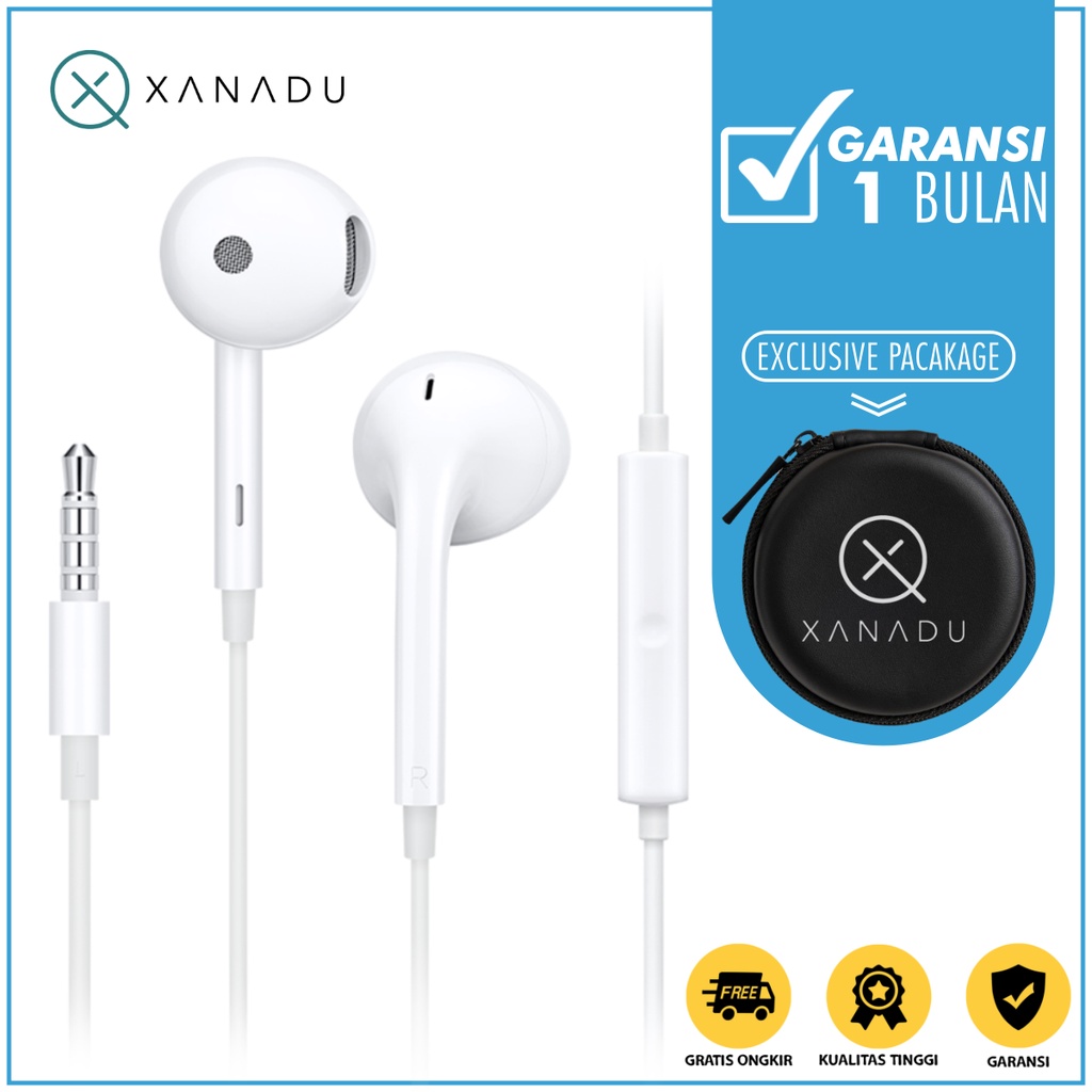 Headset Xanadu Stereo Earphone In-Ear Earphone Stereo Bass