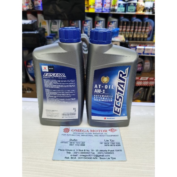 ecstar AT oil AW1(oli matic ertiga)1liter (SGO)original asli 100%