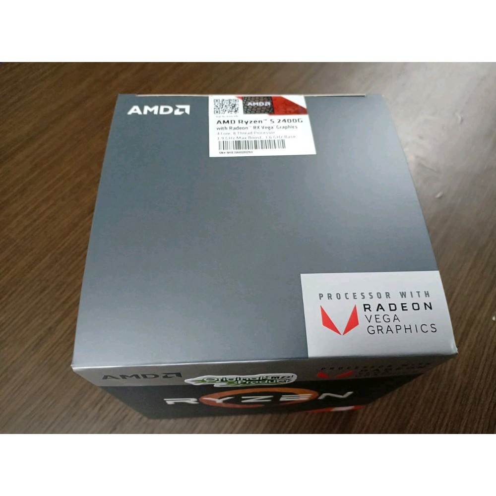 Jual AMD Ryzen 5 2400G 4 Core 8 Thread Processor Limited