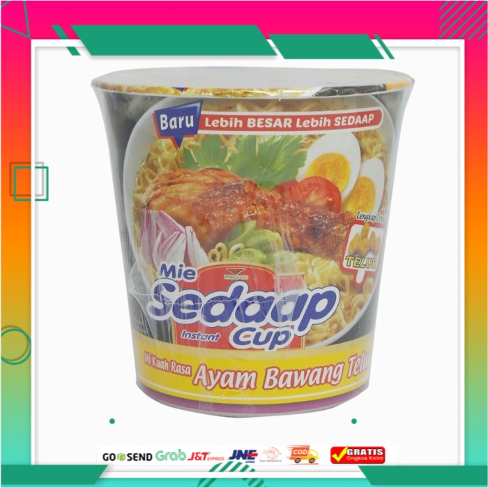 

Sedaap Mie Cup Ayam Bawang Telur 77 g