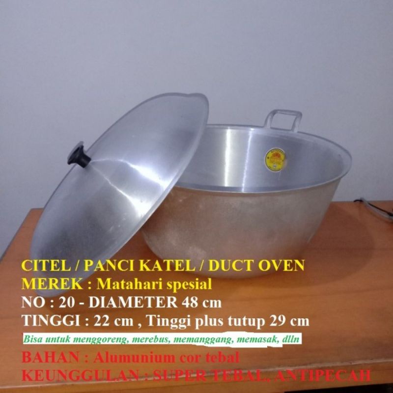 panci citel cap matahari no 20